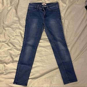 Everlane Ankle Skinny Jeans | Dark Blue